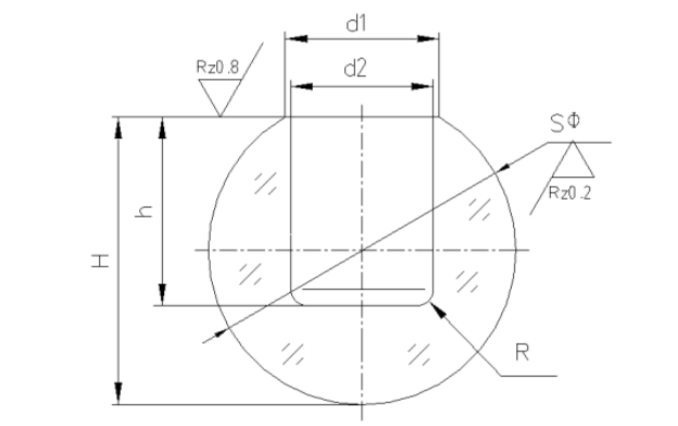 BLIND HOLE MEASURING HEAD